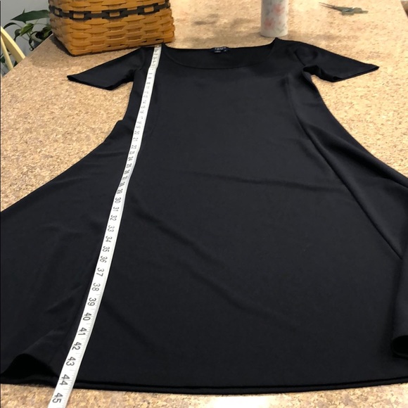 Chaps Short Sleeve Navy Blue Long Dress Size Small - Picture 6 of 10